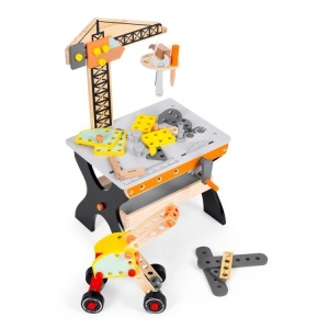 Drvena radionica za djecu, sto sa alatom – ECOTOYS - Img 5