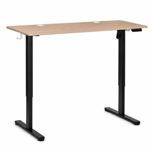 Električni radni sto 140 × 60 cm sa podesivom visinom 72–118 cm, svjetli hrast – ModernHome - Img 5