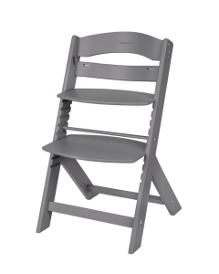 Kikka Boo drvena stolica za hranjenje Nordy Dark Grey - Img 3