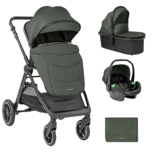 KIKKA BOO KOLICA ZA BEBE AVA 3U1 ARMY GREEN - Img 1