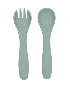 Kikka Boo set za hranjenje 5pcs, Platinum Silicone Sage - Img 5