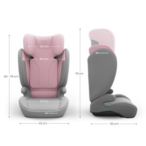 KINDERKRAFT AUTOSJEDISTE I-SPARK 2 PLUS I SIZE PINK - Img 9