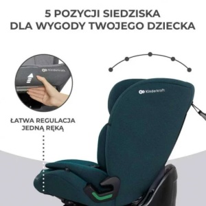 KINDERKRAFT AUTOSJEDIŠTE ONETO3 76-150CM HARBOR BLUE - Img 5