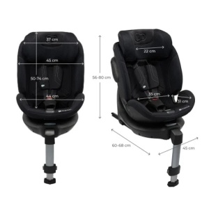 KINDERKRAFT AUTOSJEDIŠTE XRIDER 2 i-size 40-150cm BLACK - Img 2