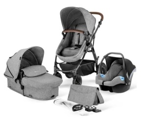 Kinderkraft MOOV dječija kolica 3 u 1 – Grey Melange