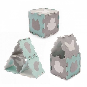 KINDERKRAFT PODLOGA ZA IGRU 3D LUNO SHAPES MINT - Img 1