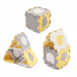 KINDERKRAFT PODLOGA ZA IGRU 3D LUNO SHAPES YELLOW - Img 5