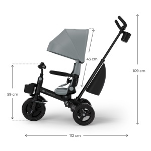 KINDERKRAFT TRICIKL AVEO 2 PLUS GREY - Img 11