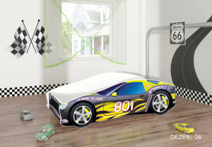 KREVET ZA DJECU AUTOMOBIL 140x70cm - 06