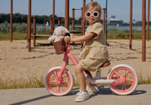 Lionelo Alex Plus – balans bicikl Beige Sand - Img 3