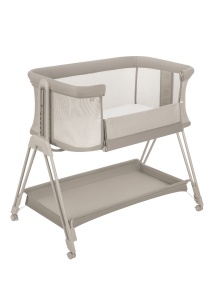 Lionelo Luna – krevetac uz roditeljski krevet 2u1 Beige Sand
