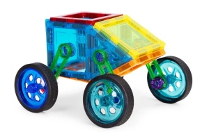 Set magnetnih kocki za djecu – kuća i auto, 48 dijelova - Img 6