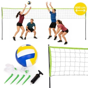 Sklopiva sportska mreža 600×240 cm za odbojku i badminton – MOVEPRO