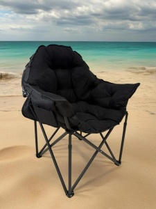 SKLOPIVA STOLICA ZA KAMPOVANJE RELAX BLACK BOLZZ - Img 4