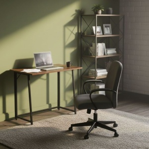 Sklopivi sto za kompjuter 80x45 cm Laptop Table Dark wood ModernHome - Img 2