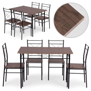 Trpezarijski Set Sto + 4 Stolice VERONA ModernHome - Img 2