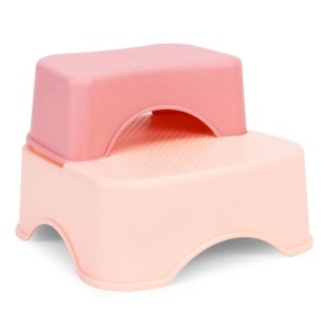 Adapter za WC šolju sa stepenicama i platformom za djecu, roze, ECOTOYS - Img 5