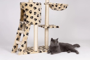 Češko za mačke 138cm XL leo beige - Img 6