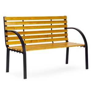 Drvena baštenska klupa sa naslonom 122×57 cm - MultiGarden