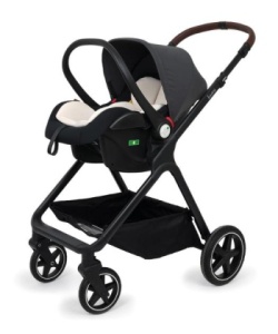 Jungle LUMI kolica za bebe 3u1 sa i-Size auto sjedištem - Siva - Img 8