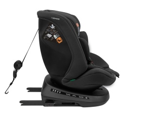 KIKKA BOO AUTOSJEDIŠTE 40-150 cm i-Defend i-SIZE Black - Img 5