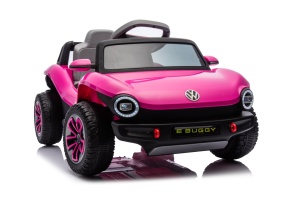 Kikka Boo Punjivi dječiji automobil VW E-Bugi – roze - Img 2