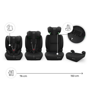 KINDERKRAFT AUTO SJEDIŠTE COMFORT UP 2 PLUS i-Size black - Img 2