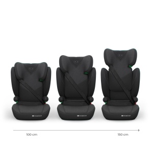 KINDERKRAFT AUTO SJEDIŠTE JUNIOR FIX 2 PLUS I-Size 100-150cm BLACK - Img 2