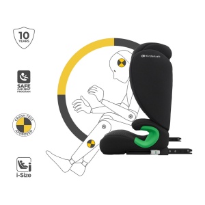 KINDERKRAFT AUTO SJEDIŠTE JUNIOR FIX 2 PLUS I-Size 100-150cm BLACK - Img 6