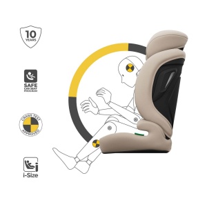 KINDERKRAFT AUTOSJEDIŠTE COMFORT UP 2 PLUS I-SIZE BEIGE - Img 5