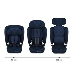 KINDERKRAFT AUTOSJEDIŠTE FIX2GO I-SIZE 76-150CM NAVY - Img 2