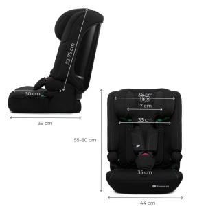KINDERKRAFT AUTOSJEDISTE I-COMFY I-SIZE 76-150CM BLACK - Img 9