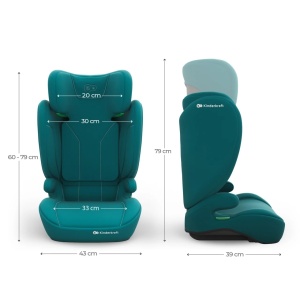 KINDERKRAFT AUTOSJEDISTE I-SPARK 2 PLUS I SIZE GREEN - Img 7