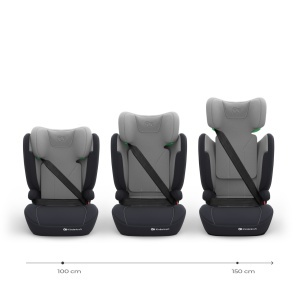 KINDERKRAFT AUTOSJEDISTE I-SPARK 2 PLUS I SIZE GREY - Img 2