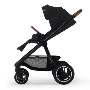 KINDERKRAFT EVERYDAY KOLICA ZA BEBE SET 2U1 BLACK - Img 8