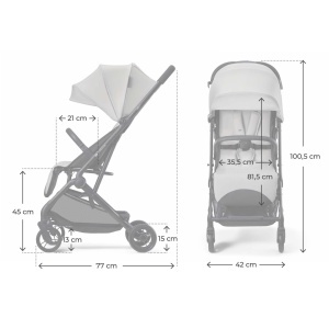 KINDERKRAFT KOLICA INDY 3 URBAN GREY - Img 10