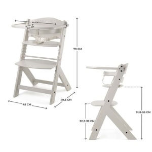 Kinderkraft stolica za hranjenje ENOCK beige - Img 7