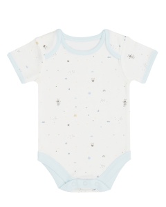 Komplet bodija za novorođenčad, 3pcs, 0-3m, Stripy Friends - Img 3