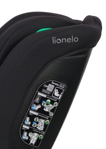 Lionelo Aart – auto sjedište i-Size 40–150 cm Black Carbon - Img 8