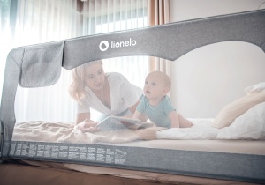 Lionelo Hanna – zaštitna ograda za krevet Beige Melange - Img 3