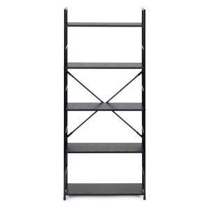 LOFT regal sa 5 polica – Black ModernHome - Img 3