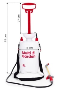 Prskalica sa pritiskom 5L baštenskaručna, dugačak nastavak MultiGarden - Img 2