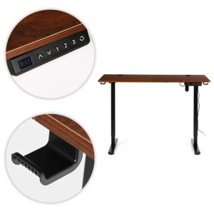 Samostojeci Electric sto 120x60 cm podesavanje visine 72–117 cm Dark Oak ModernHome - Img 6
