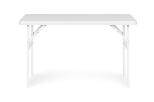 Sklopivi set 120 cm Sto sa 2 Klupe banquet – WHITE - Img 2