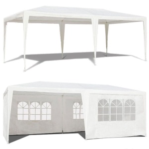 Baštenski šator, 3x6 m, 6 stranica, white, MultiGarden