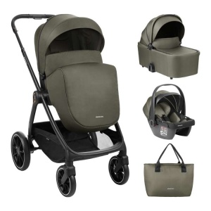 KIKKA BOO KOLICA ZA BEBE MODENA 3U1 ARMY GREEN - Img 1