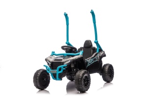 Kikka Boo Punjivi dječiji automobil Kawasaki KRX 1000 Blue-Black - Img 5