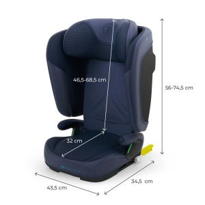 Kinderkraft auto sjedište UNITY 2 I-Size NAVY - Img 6