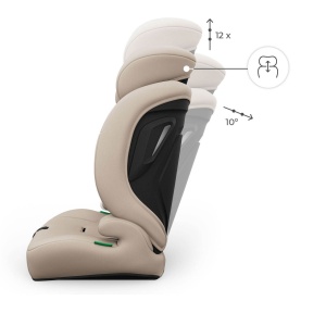 KINDERKRAFT AUTOSJEDIŠTE COMFORT UP 2 PLUS I-SIZE BEIGE - Img 3