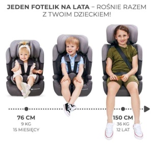 KINDERKRAFT AUTOSJEDISTE COMFORT UP I-SIZE 76-150CM PINK - Img 4